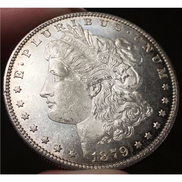 1879-S Morgan Silver Dollar MS64 PL Obverse