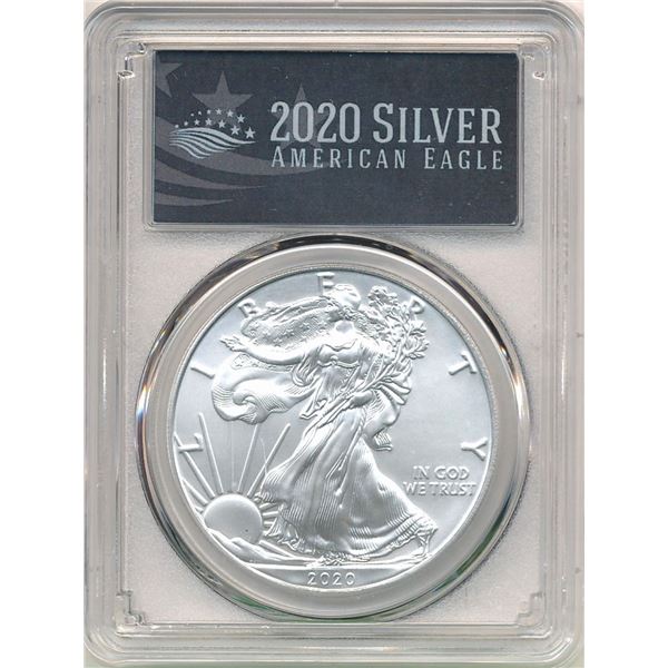 2020 American Silver Eagle First Strike PCGS MS70