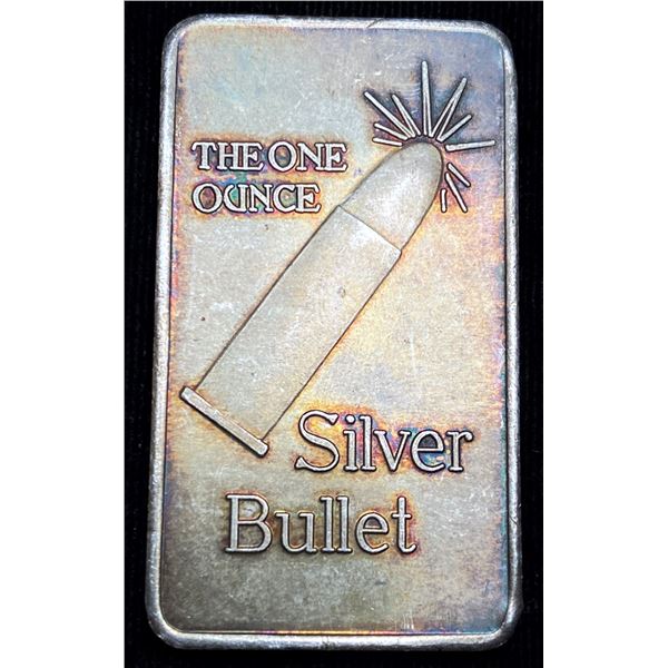 Rare Vintage Silver Bullet 1 ozt .999 Silver Bar