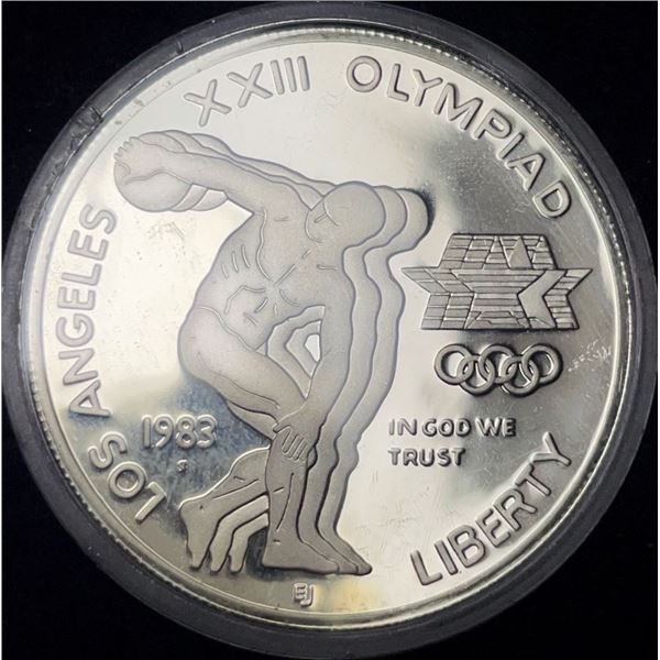 1983-S Olympic U.S. Proof Silver Commemorative Dollar MS69