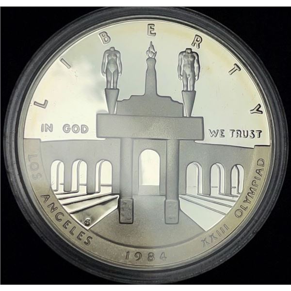 1984-S Olympic U.S. Proof Silver Commemorative Dollar MS69