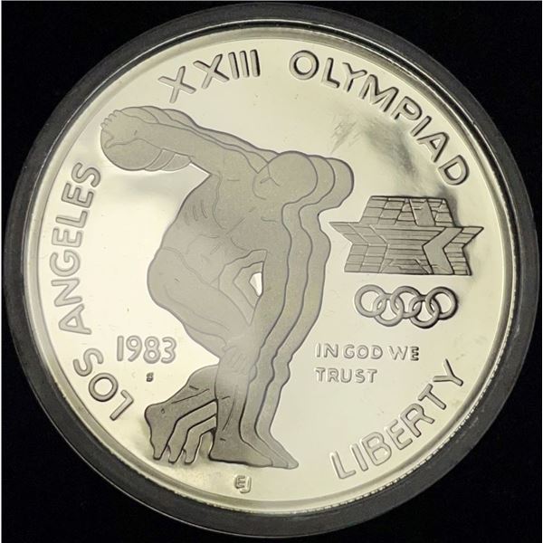 1983-S Olympic U.S. Proof Silver Commemorative Dollar MS69