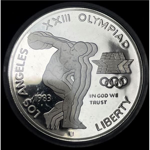 1983-S Olympic U.S. Proof Silver Commemorative Dollar MS69