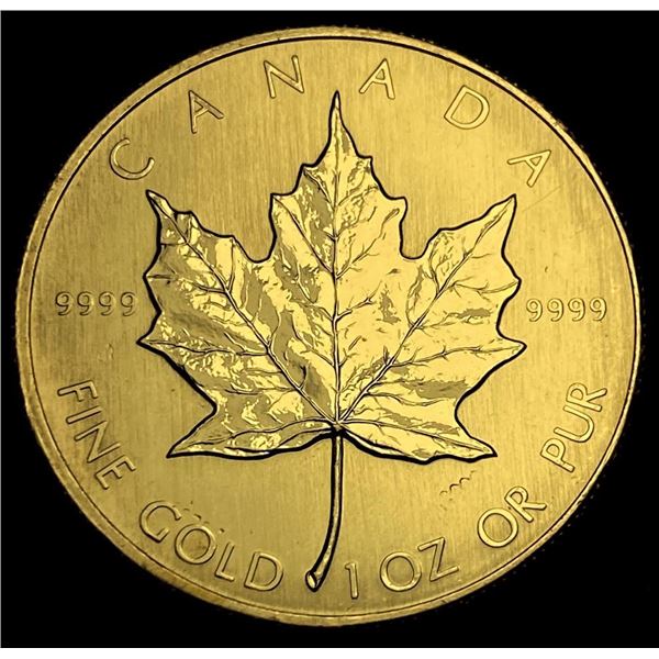 Last Minute! 1983 Canada $50 Maple Leaf 1 ozt .9999 Gold