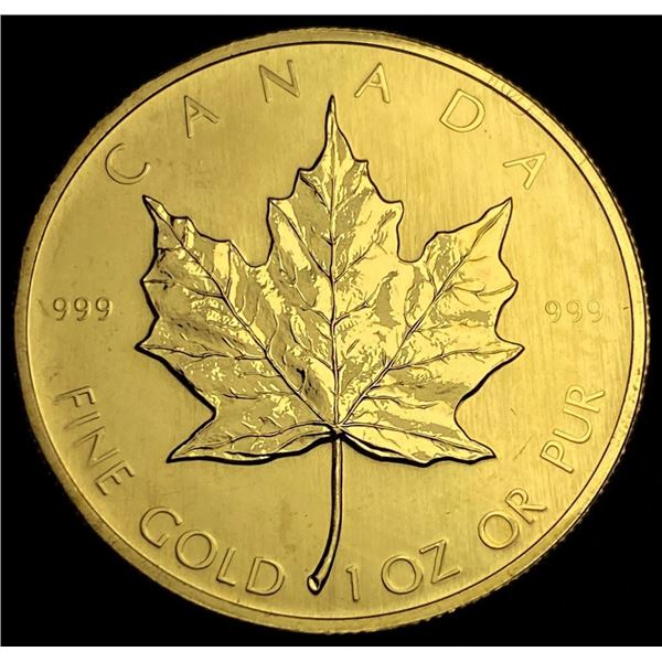 Last Minute! 1981 Canada $50 Maple Leaf 1 ozt .999 Gold