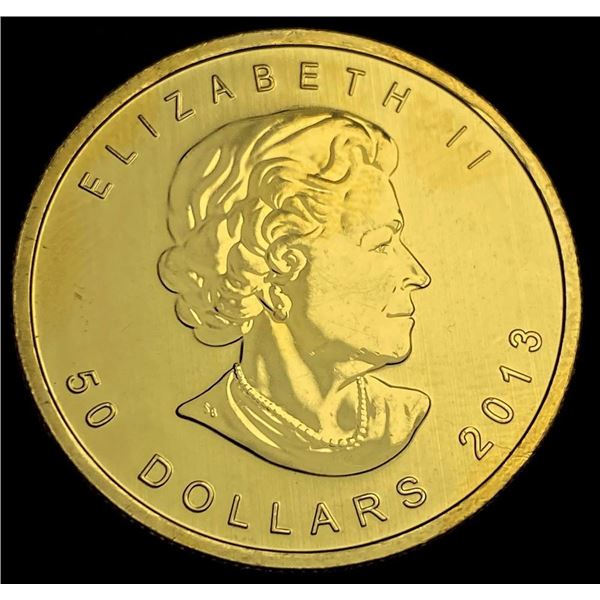 Last Minute! 2013 Canada $50 Maple Leaf 1 ozt .9999 Gold