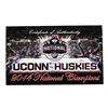 Image 4 : 2014 UCONN Huskies National Champions 1.5 oz 24kt Gold Medal Limited Edition 1 of 14