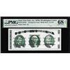 Circa 1970's Washington Center Giori Test Note PMG Superb Gem Uncirculated 68EPQ
