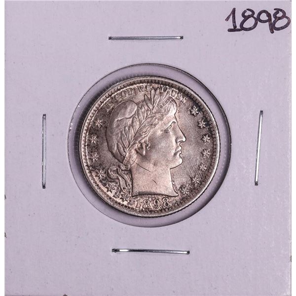 1898 Barber Quarter Coin