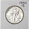1934-S Walking Liberty Half Dollar Coin