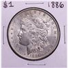 1886 $1 Morgan Silver Dollar Coin