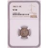 1862-S Seated Liberty Dime Coin NGC VF30