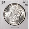 Image 1 : 1891-CC $1 Morgan Silver Dollar Coin