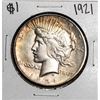 Image 1 : 1921 $1 Peace Silver Dollar Coin