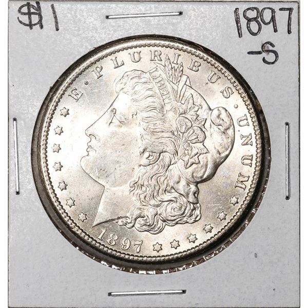 1897-S $1 Morgan Silver Dollar Coin