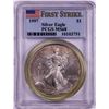 Image 1 : 1997 $1 American Silver Eagle Coin PCGS MS68 First Strike