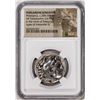 Image 1 : 284-263 BC Pergamene Kingdom Philetaerus AR Tetradrachm Alexander III Coin NGC F