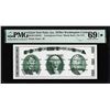 Image 1 : Circa 1970's Washington Center Giori Test Note PMG Superb Gem Uncirculated 69EPQ STAR