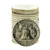 Image 2 : Roll of (20) Brilliant Uncirculated 1960 Franklin Half Dollar Coins