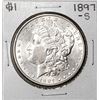 Image 1 : 1897-S $1 Morgan Silver Dollar Coin