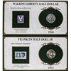 Image 1 : Lot of 1945-S Walking Liberty & 1963-D Franklin Half Dollar Coins and Stamp Panels