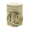 Image 1 : Roll of (20) Brilliant Uncirculated 1962-D Franklin Half Dollar Coins