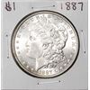 Image 1 : 1887 $1 Morgan Silver Dollar Coin