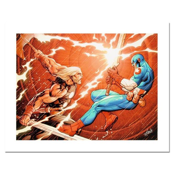 Stan Lee - Marvel Comics "Ultimate New Ultimates #4" Limited Edition Giclee On Canvas