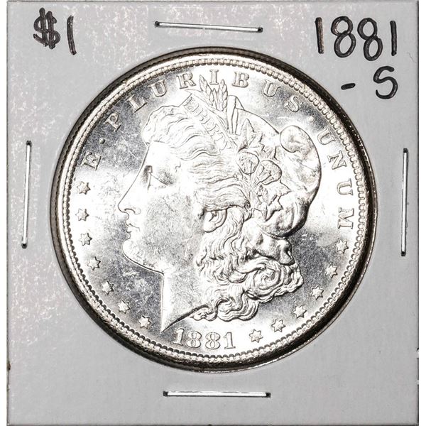 1881-S $1 Morgan Silver Dollar Coin