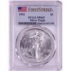 1991 $1 American Silver Eagle Coin PCGS MS69 First Strike