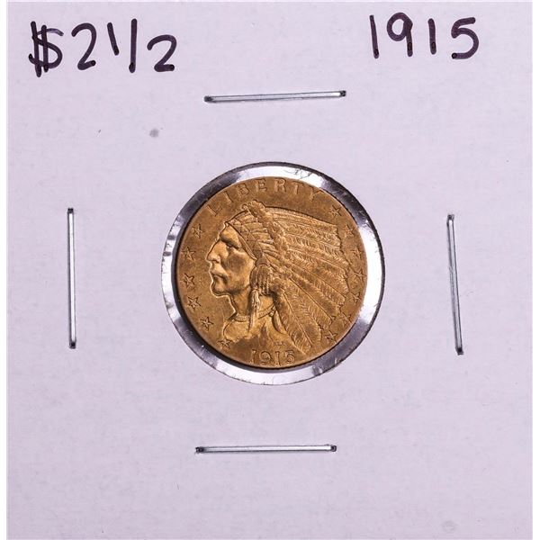 1915 $2 1/2 Indian Head Quarter Eagle Gold Coin