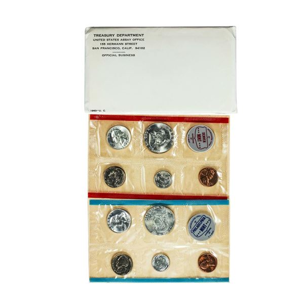 1963 P & D United States Uncirculated Mint Set