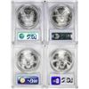 Image 2 : Lot of 1997-2000 $1 American Silver Eagle Coins PCGS MS69