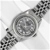 Image 2 : Rolex Ladies Stainless Meteorite String Diamond Datejust Wristwatch