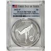 Image 1 : 2022-P $1 Proof Negro Leagues Baseball Silver Dollar Coin PCGS PR70DCAM FDOI