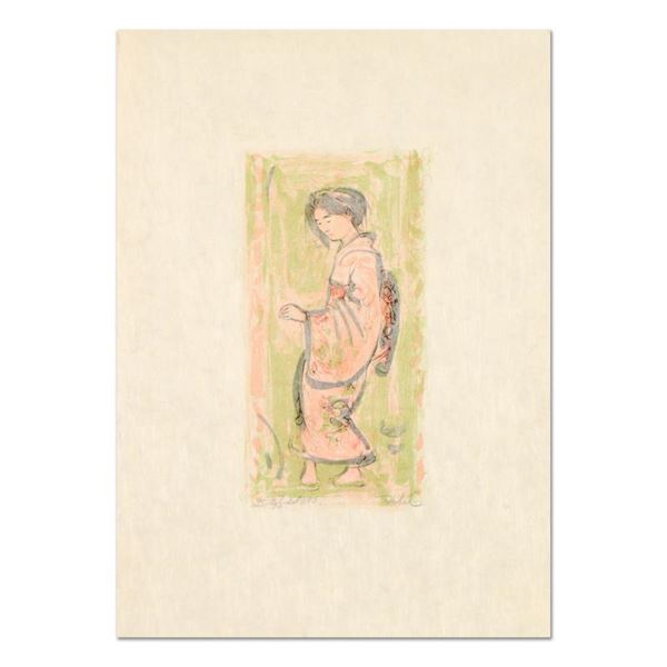 Hibel (1917-2014) "Ume" Limited Edition Lithograph On Rice Paper