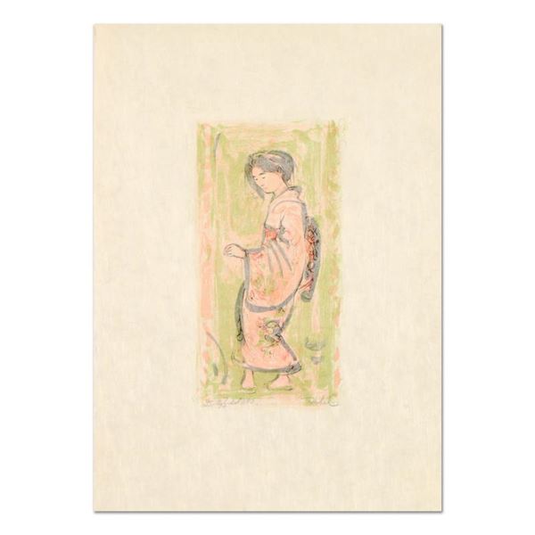 Hibel (1917-2014)  Ume  Limited Edition Lithograph On Rice Paper