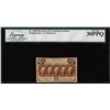Image 1 : 1862 First Issue 25 Cent Fractional Currency Note Fr.1282 Legacy Very Fine 30PPQ
