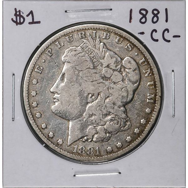 1881-CC $1 Morgan Silver Dollar Coin