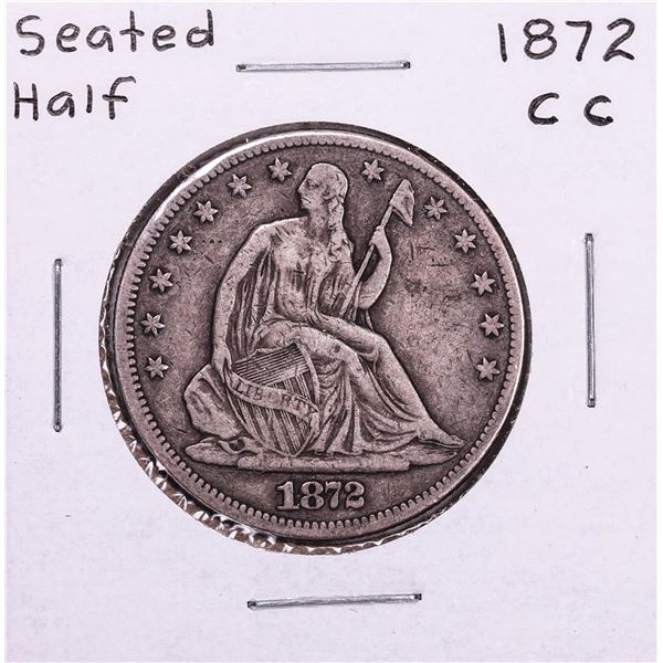 1872-CC Seated Liberty Half Dollar Coin