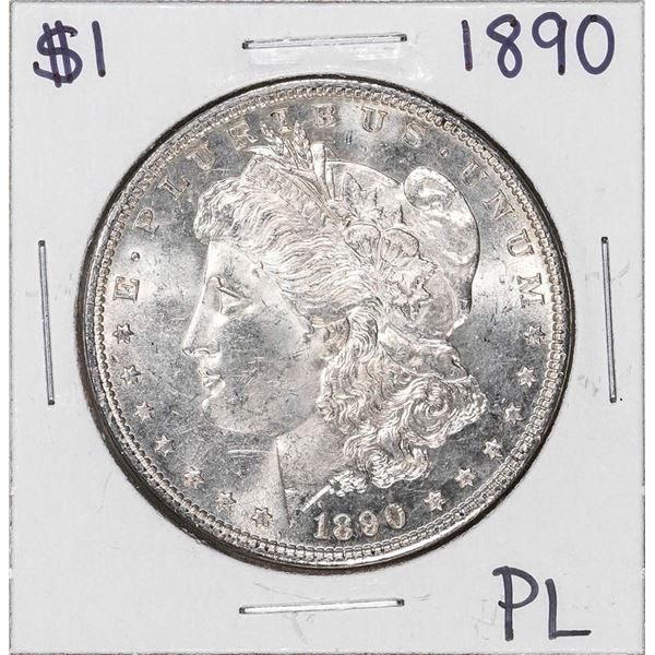 1890 $1 Morgan Silver Dollar Coin Proof Like