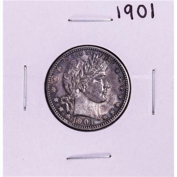 1901 Barber Quarter Coin