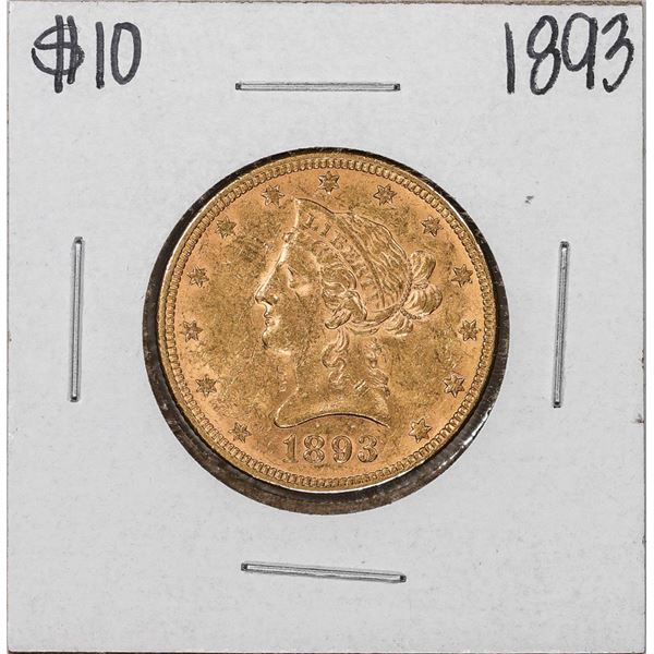 1893 $10 Liberty Head Eagle Gold Coin