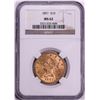 Image 1 : 1897 $10 Liberty Head Eagle Gold Coin NGC MS62