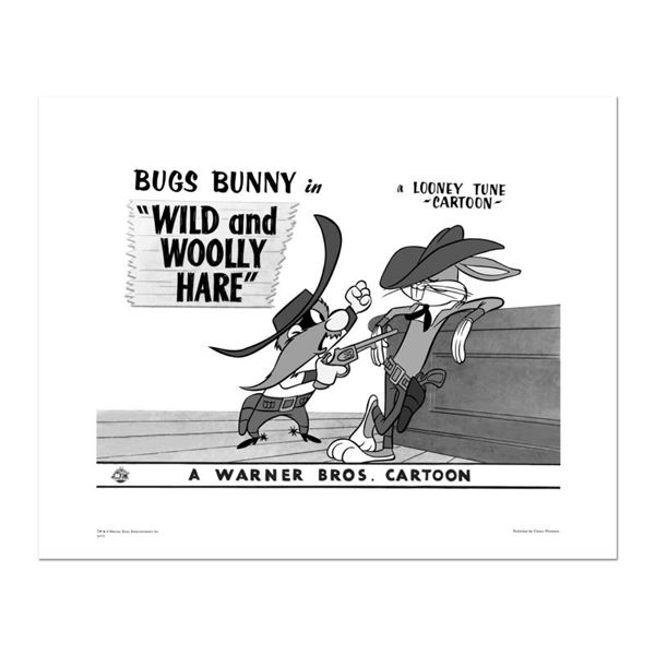 Looney Tunes "Wild and Wooly - Bugs Fence" Limited Edition Giclee On Paper