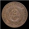 Image 3 : 1864 large motto Two Cent Piece 2c Grades xf