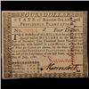 Image 2 : ***Auction Highlight*** Rhode Island Colonial Currency July 2nd, 1780 4 Dollars (4d) Fr-RI285 Printe
