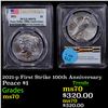 Image 1 : PCGS 2021-p Peace Dollar First Strike 100th Anniversary $1 Graded ms70 By PCGS