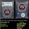 Image 1 : PCGS 1982-p Zinc Large Date Lincoln Cent 35th Anniversary Holder 1c Graded ms67 rd By PCGS