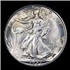 Image 2 : 1947-d Walking Liberty Half Dollar 50c Grades Select+ Unc
